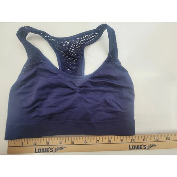 Aerie Sports Bras Set of Two Blue Racerback Mesh Seamless - Picture 10 of 16